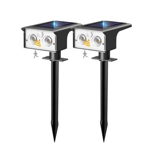 2 Pack Solar Lights Outdoor Waterproof (2 Count)