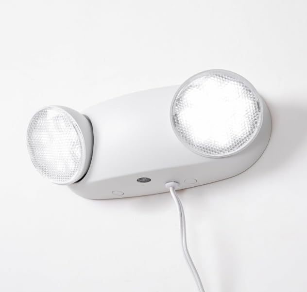 LED Emergency Lights with Battery Backup (2 Count)
