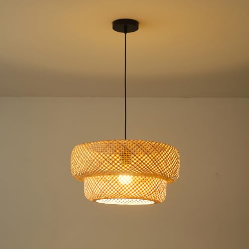 13.8" Bamboo Lamp Shade