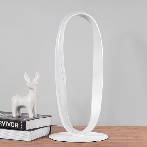 White Circle LED Table Lamp