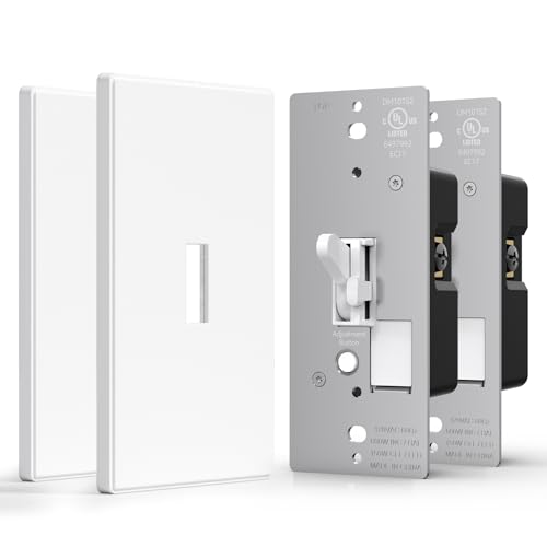 Digital Toggle Dimmer Switch for Dimmable LED (2 Count)