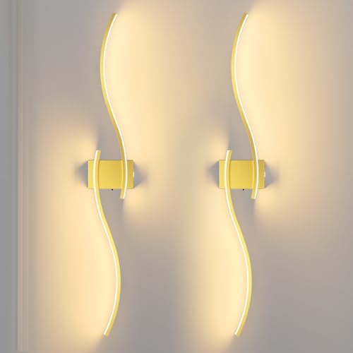 39.4 Inch Battery Operated Wall Sconce Set of 2 (2 Count)