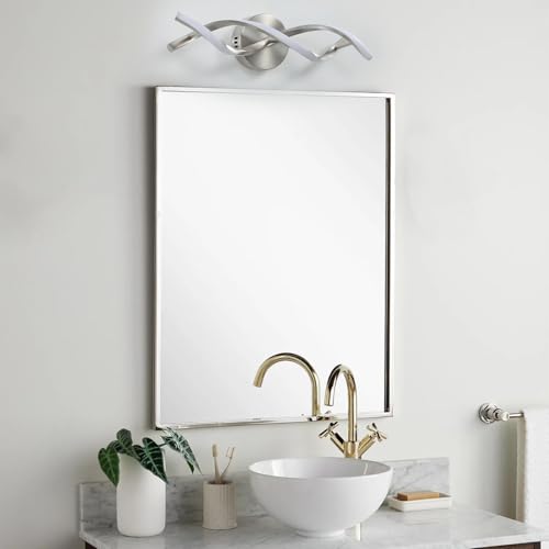 Modern Nickel LED Vanity Lighting