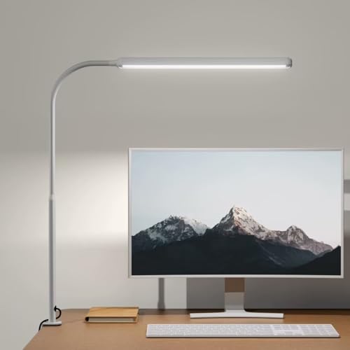 Eye Caring LED Desk Lamp Work Lamp Office Lamp with Side Clamp