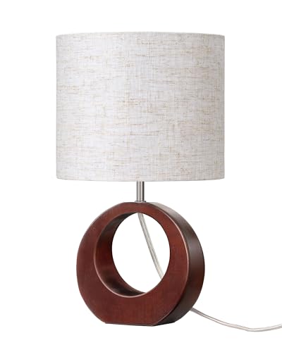 13.4" Small Wood Table Lamp