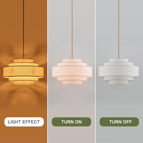 25.6" Modern Large Drum Chandelier