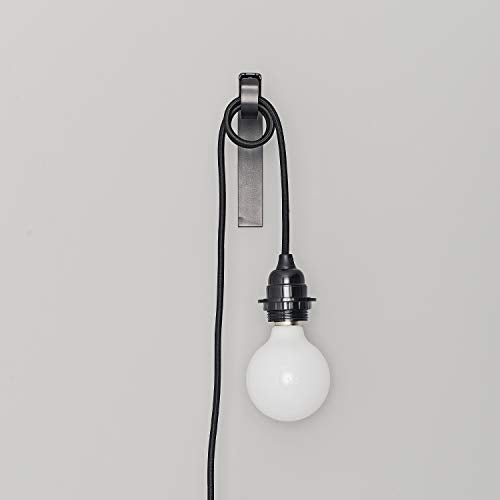 Black Plug in Swag Pendant Light Fixture