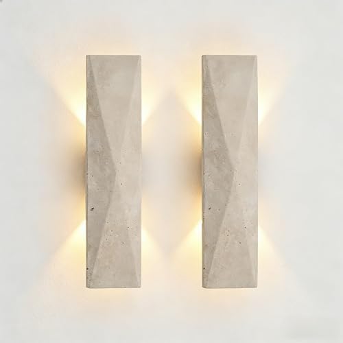 2 Pack 12.6in Japanese Style LED Wall Sconce