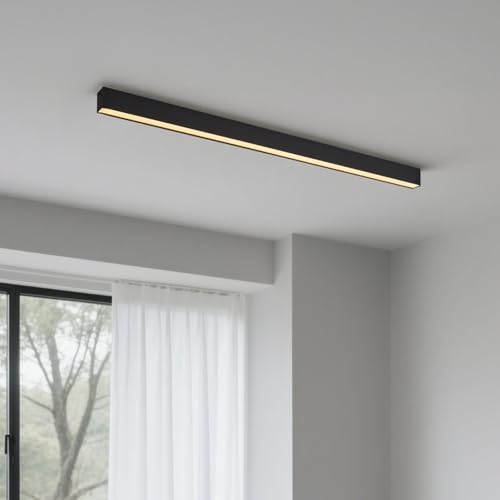 Black ceiling light LED