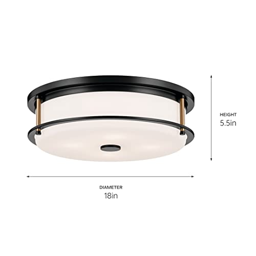 Brit 18" 4 Light Flush Mount Light