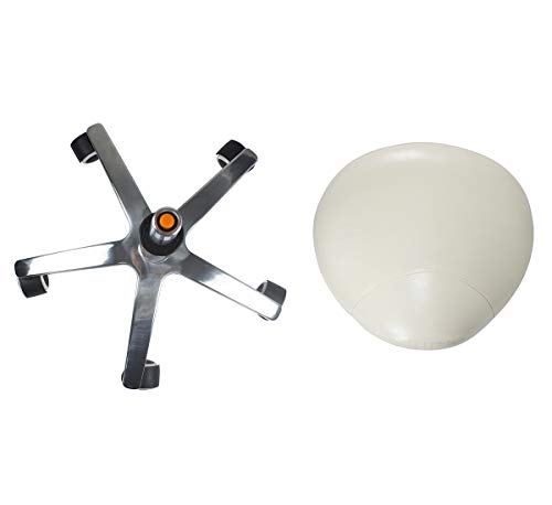 Saddle Stool Rolling Chair for Medical Lash Massage Salon Kitchen Spa