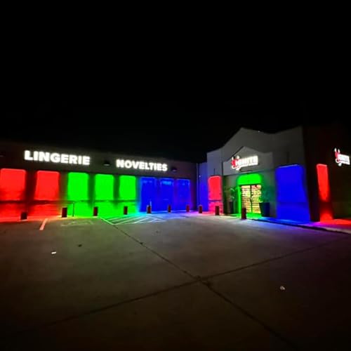 168W Programmable RGB+CCT LED Wall Washer Light Bar (Linkable RGBCCT - Black Housing)