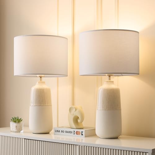Tall Ceramic Table Lamp Set of 2 (2 Count)