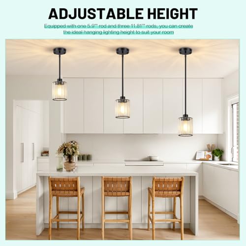 3 Pack Pendant Light Fixtures (3 Count)