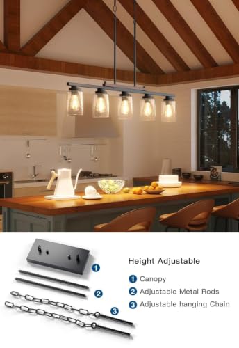 5 Light Dining Room Light Fixture