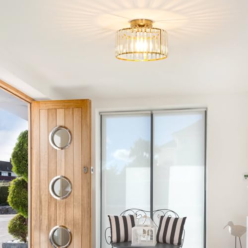 Crystal Ceiling Light Fixture