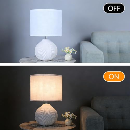 18.5" Ceramic Table Lamps Set of 2 (2 Count)
