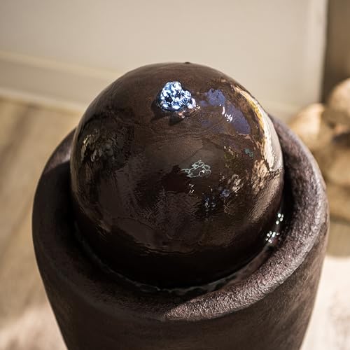 25.98" H Round Stone Indoor