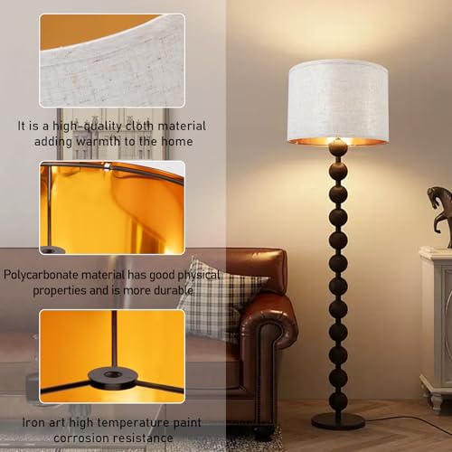 Black Lamp Shades Drum Set Of 2 Medium Gold 12 (2 Count)
