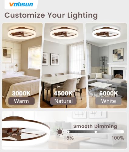 Low Profile Ceiling Fans with Lights and Remote