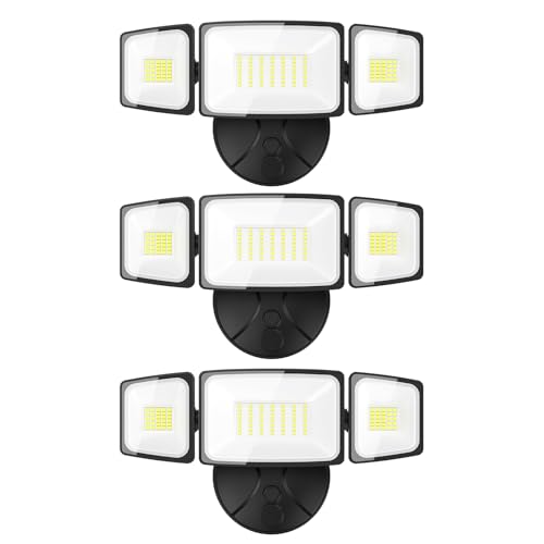 3 Packs 75W Flood Lights Outdoor (3 Count)