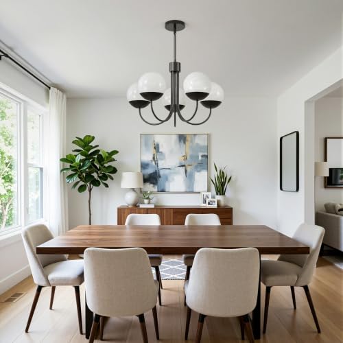 5 Light Modern Chandelier for Dining Room