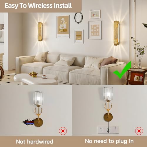 Battery Operated Wall Sconce