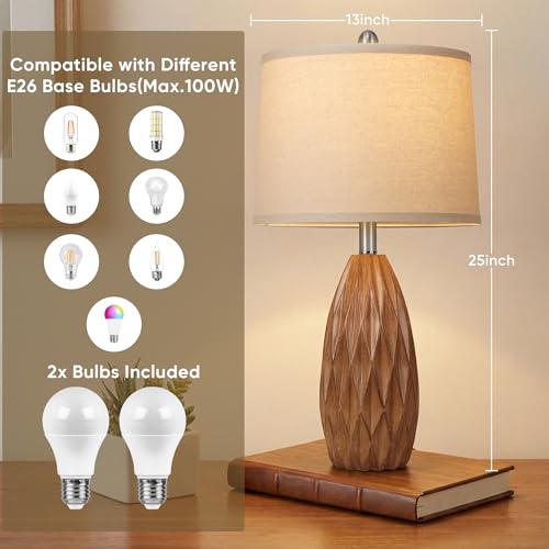 25'' Modern Table Lamp (2 Count)