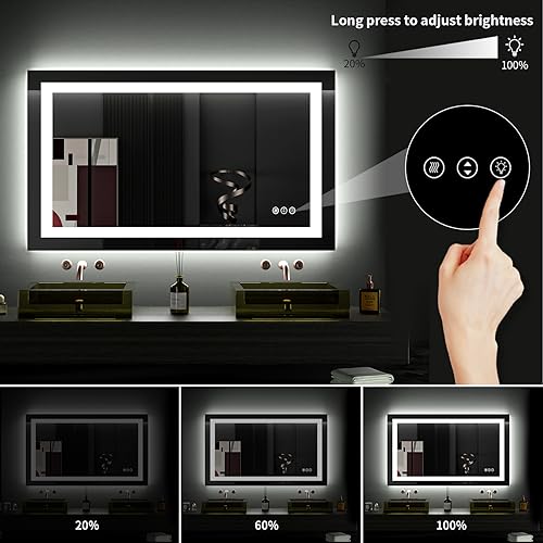 40"X24" LED Bathroom Mirror with Lights