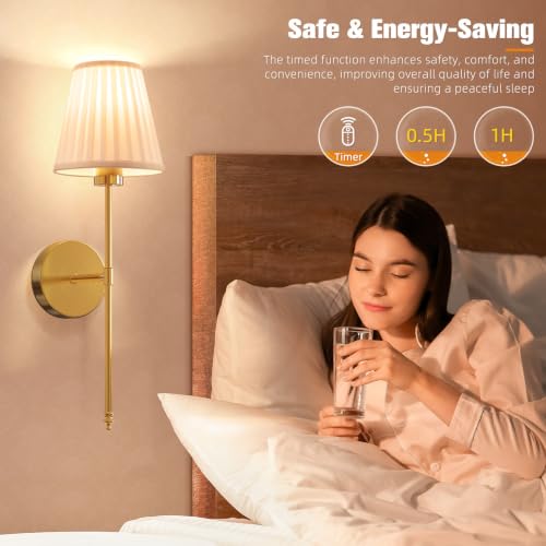 19.9 inch Battery Operated Wall Sconce Set of 2 (2 Count)