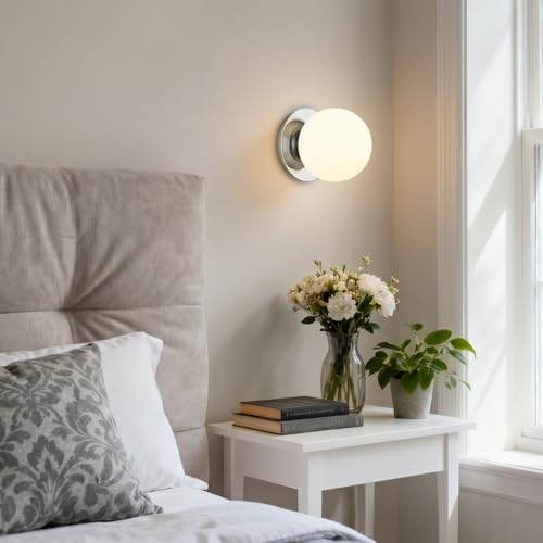 2 Pack Modern Chrome Wall Light Fixtures