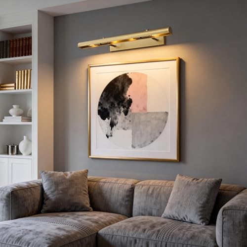 30 inch Picture Light Hardwired Brass Picture Light for Wal