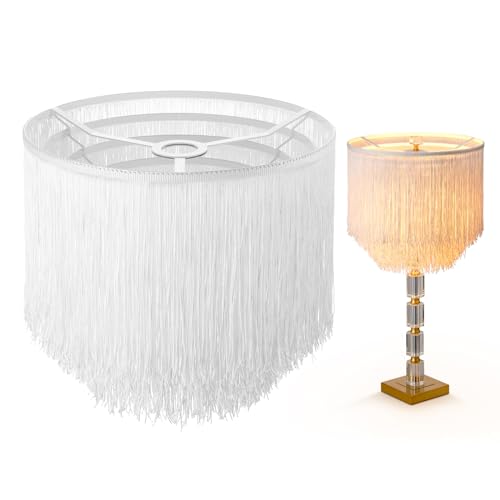 5 Tier Cake Drum Tassel Lamp shade Replacement for Table Lamps