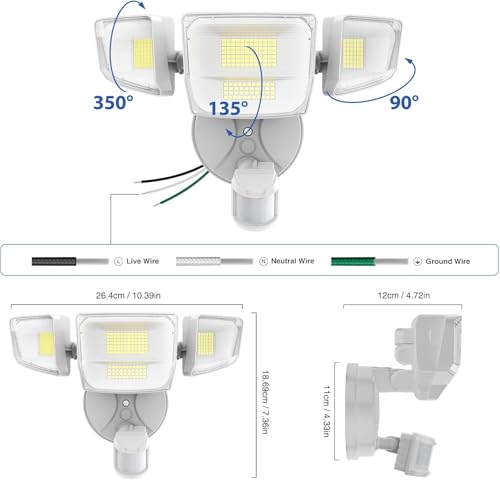 Outdoor Motion Sensor Light (2 Count)