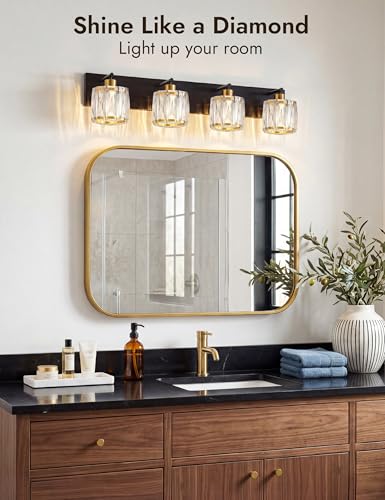 Crystal Vanity Lights for Bathrooms