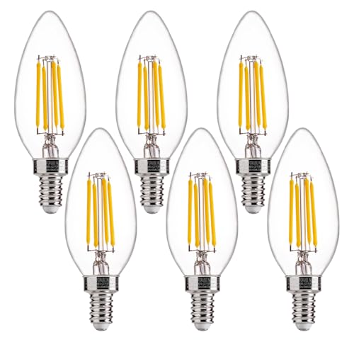 60W Equivalent LED Chandelier Light Bulbs (5.99 Count)