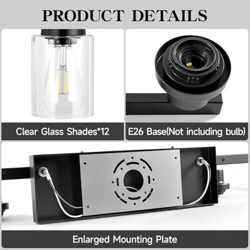 12 Light Bathroom Light Fixtures