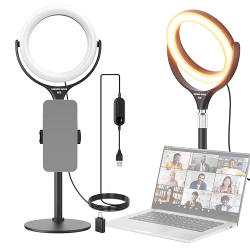 Basics 7" Desk Ring Light with Stand