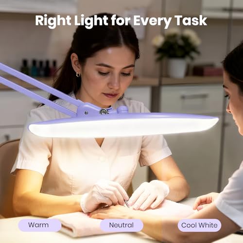 XL 2200 Lumens 20W LED Desk Lamp with Clamp