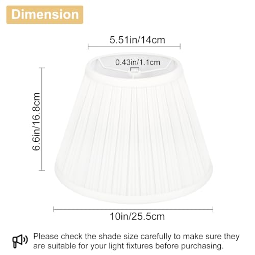 Small Pleated Lamp Shades Set of 2 (2 Count)
