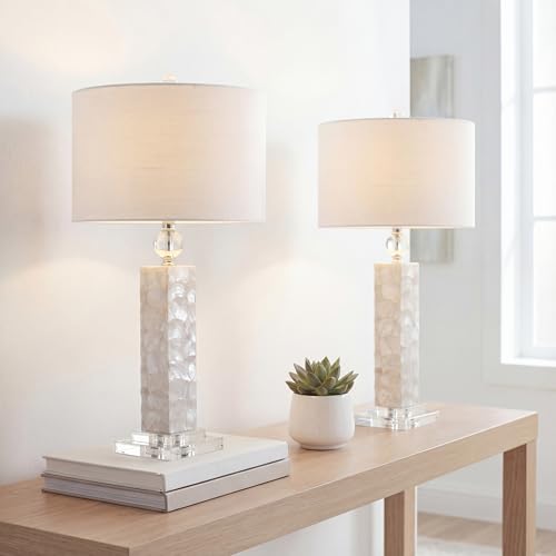 Bailey 32" Mother of Pearl Crystal Table Lamp