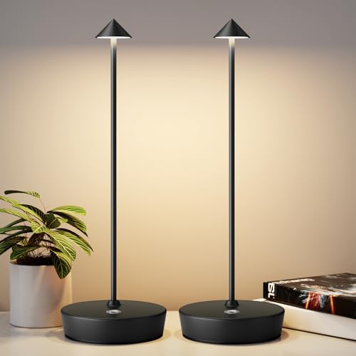 2Pack Rechargeable Cordless Table Lamp (2 Count)