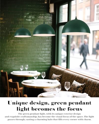Green Pendant Lights Kitchen Island