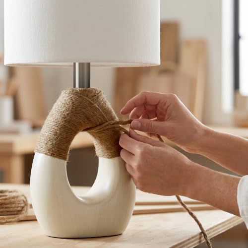 19'' Boho Small Table Lamps Set of 2 for Bedroom (2 Count)