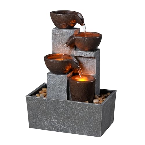 13 Inch Tabletop Water Fountain Indoor