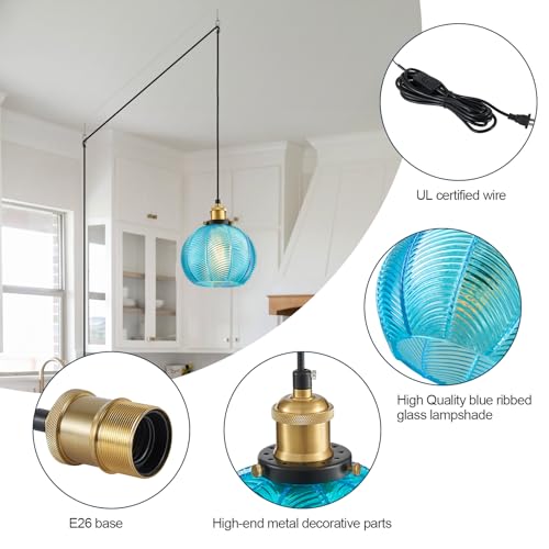 Modern Plug in Hanging Light