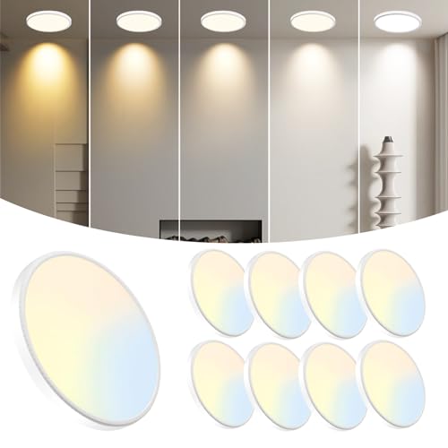 8 Pack 7.5Inch LED Ceiling Lights (8 Count)
