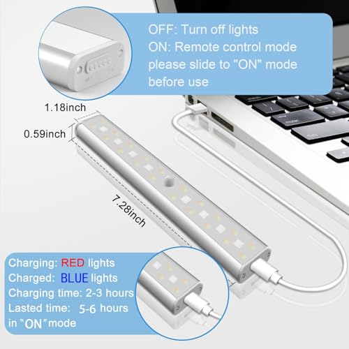 Under Cabinet Lighting Wireless with Remote (6 Count)