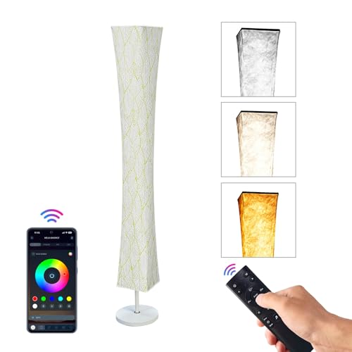 Floor Lamp 61'' Smart RGB LED Corner Lamp with Music Sync and 16 Million DIY Colors