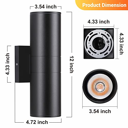 Outdoor Wall Lights 12Packs (12 Count)